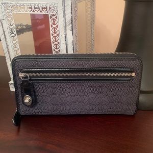 Coach black wallet